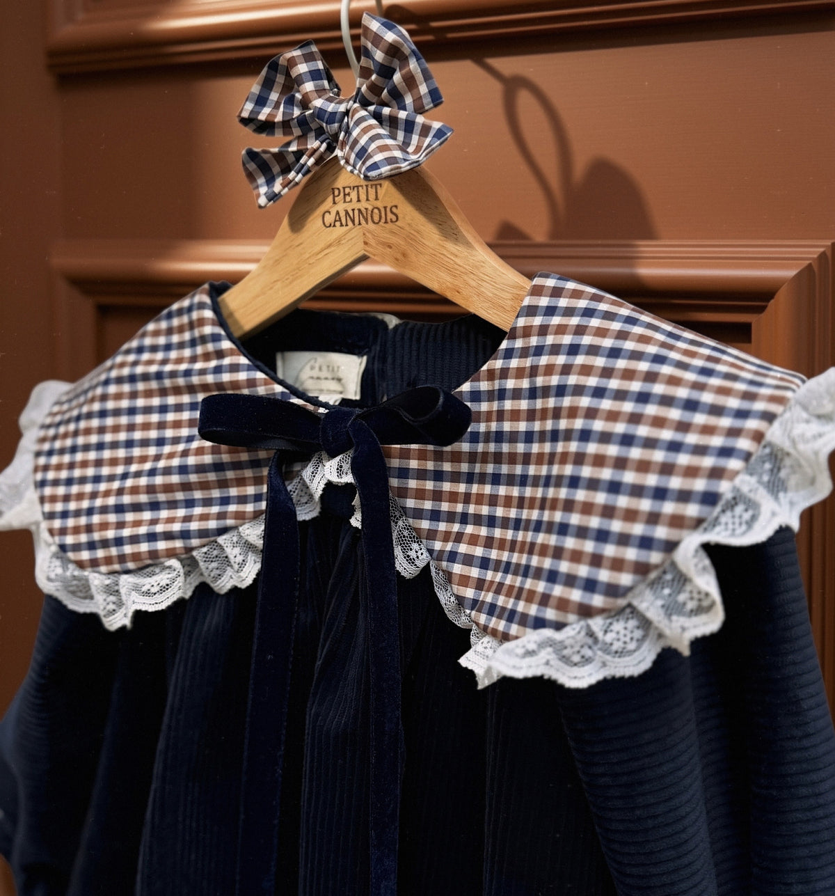 Robe Belle Rive - Velours marine